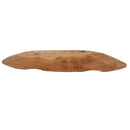 Viking Boat Natural Teak Table Centerpiece by NORDICTEAK.COM