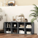 Set of 2 Solid Wood Night Side Table with Pull-out Tray and 2 Storage Drawers by LJGDeals