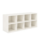 8 Cubbies Shoe Organizer with 500 LBS Weight Capacity-Black by DirectDeals