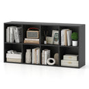 8-Cube Bookcase Bookshelf with 2 Anti-Tipping Kits Storage Organizer-White by DirectDeals