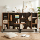 8-Cube Bookcase with Raised Legs - Rustic Brown by DirectDeals