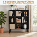 8-Cube Bookcase with Raised Support Legs by LJGDeals