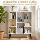 8-Cube Bookcase with Raised Support Legs by LJGDeals