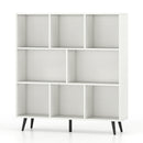7/8/10-Cube Bookcase with 5 Tapered Metal Legs-7 Cubes by DirectDeals
