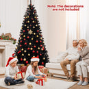 6/7/8 Feet Artificial Christmas Tree with 6 Lighting Modes and Spooky Sounds-8 ft