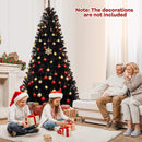 6/7/8 Feet Artificial Christmas Tree with 6 Lighting Modes and Spooky Sounds by LJGDeals