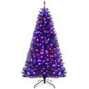 6/7/8 Feet Artificial Christmas Tree with 6 Lighting Modes and Spooky Sounds by LJGDeals