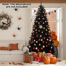 6/7/8 Feet Artificial Christmas Tree with 6 Lighting Modes and Spooky Sounds by LJGDeals