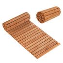 8 FT Wooden Garden Pathway with Non-Slip Surface for Patio by LJGDeals
