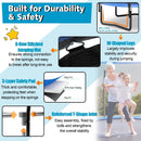8 Feet ASTM Approved Recreational Trampoline with Ladder-Blue by LJGDeals