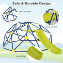 Kids Climbing Dome with Slide and Fabric Cushion for Garden Yard by LJGDeals