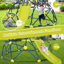 Kids Climbing Dome with Slide and Fabric Cushion for Garden Yard by DirectDeals