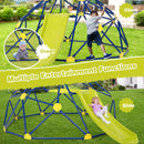 Kids Climbing Dome with Slide and Fabric Cushion for Garden Yard by LJGDeals