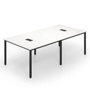 8 Feet Conference Room Table Large Meeting Table Seats up to 10 People-White by LJGDeals