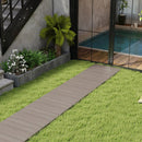 8 Ft Outdoor Garden Pathway Patio Roll Out Straight Walkways with Metal Wire Connection by LJGDeals