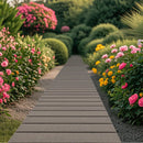 8 Ft Outdoor Garden Pathway Patio Roll Out Straight Walkways with Metal Wire Connection by LJGDeals