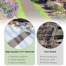 8 Ft Outdoor Garden Pathway Patio Roll Out Straight Walkways with Metal Wire Connection-M