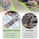 8 Ft Outdoor Garden Pathway Patio Roll Out Straight Walkways with Metal Wire Connection by LJGDeals