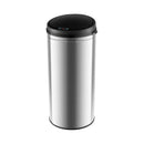 8 Gal Automatic Trash Can with Stainless Steel Frame Touchless Waste Bin-Silver by LJGDeals