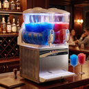 Commercial Slushie Machine 8 Gallon Dual Tank with LED Lights