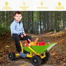 8 Inch Heavy Duty Kids Ride-on Sand Dumper with 4 Wheels by LJGDeals