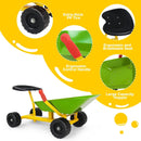 8 Inch Heavy Duty Kids Ride-on Sand Dumper with 4 Wheels by LJGDeals
