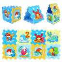 8-Piece Educational Interlocking Baby Play Mat with Animals and Numbers by LJGDeals