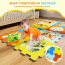 8-Piece Educational Animal Interlocking Baby Play Mat by LJGDeals