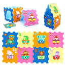 8-Piece Interlocking Baby Floor Puzzle Tiles with Educational Numbers by LJGDeals