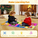 8-Piece Interlocking Baby Floor Puzzle Tiles with Educational Numbers by LJGDeals