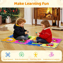 8-Piece Interlocking Baby Floor Puzzle Tiles with Educational Numbers