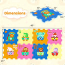 8-Piece Interlocking Baby Floor Puzzle Tiles with Educational Numbers by LJGDeals