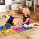 8-Piece Interlocking Baby Floor Puzzle Tiles with Educational Numbers by LJGDeals