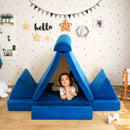 6 Pieces Convertible Kids Sofa Playset with Zipper by DirectDeals