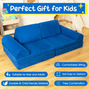 6 Pieces Convertible Kids Sofa Playset with Zipper by DirectDeals