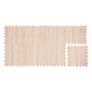 8 Pieces EVA Foam Floor Tiles with Wood Texture by LJGDeals