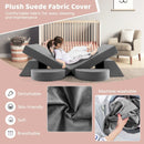 8 Pieces Kids Modular Play Sofa with Detachable Cover for Playroom and Bedroom by LJGDeals