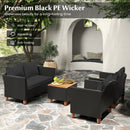 8-Piece Outdoor Conversation Set with Storage Coffee Table
