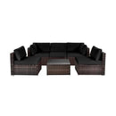 8 Pieces Patio Lounge Set: Comfort and Style Combined by LJGDeals