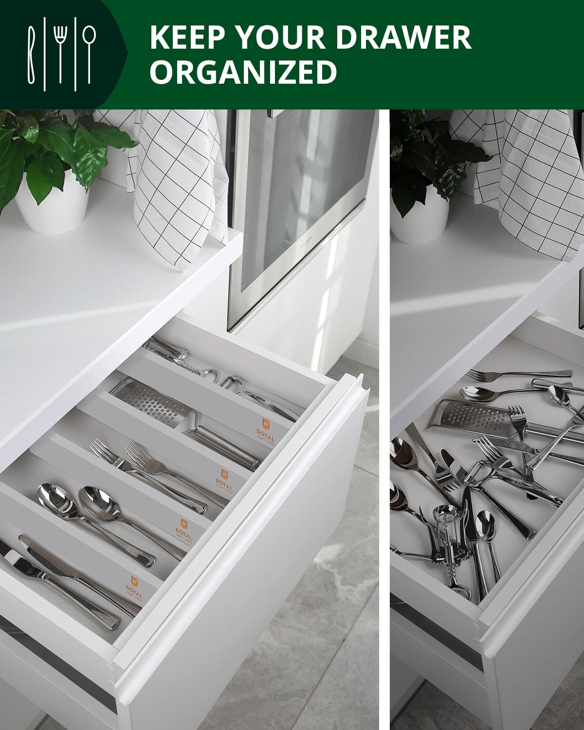 Drawer Dividers 22”, Gray, photo 8 of 8