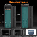 8 Rifle Safe Large Gun Cabinet with Storage Shelf-Black by LJGDeals