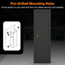 8 Rifle Safe Large Gun Cabinet with Storage Shelf-Black by LJGDeals