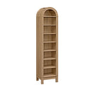 8-Tier Modern Arch Bookshelf with 3 Adjustable Shelves by LJGDeals