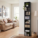 8-Tier Narrow Bookshelf with Adjustable Shelves by LJGDeals