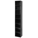 8-Tier Narrow Bookshelf with Adjustable Shelves by DirectDeals