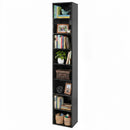 8-Tier Narrow Bookshelf with Adjustable Shelves by LJGDeals