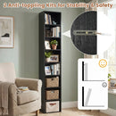 8-Tier Narrow Bookshelf with Adjustable Shelves by LJGDeals