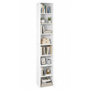 8-Tier Narrow Bookshelf with Adjustable Shelves by LJGDeals