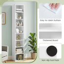 8-Tier Narrow Bookshelf with Adjustable Shelves by LJGDeals