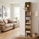 8-Tier Narrow Bookshelf with Adjustable Shelves by LJGDeals